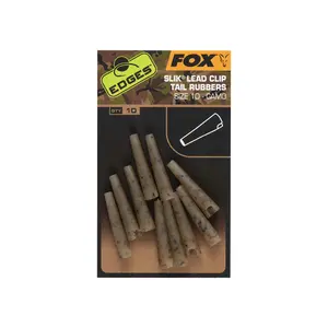 Κλιπς βολβού ουράς καουτσούκ μέγεθος 10 Fox Edges image-1