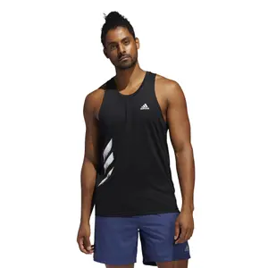 Camiseta de tirantes adidas Own the Run 3-STripes PB image-2