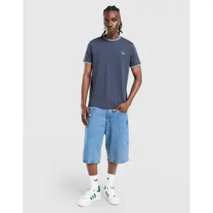 T-shirt med dubbel kontrasterande kant Fred Perry image-1