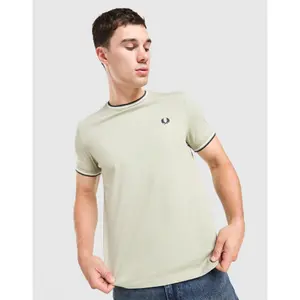 T-shirt med dubbel kontrasterande kant Fred Perry image-2