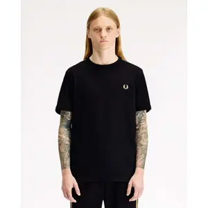 T-shirt Fred Perry Contrast Tape Ringer image-1