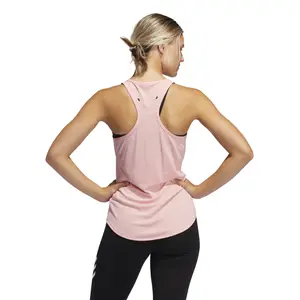 Camiseta de tirantes para mujer adidas Own the Run 3-Stripes PB image-6