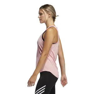 Camiseta de tirantes para mujer adidas Own the Run 3-Stripes PB image-4