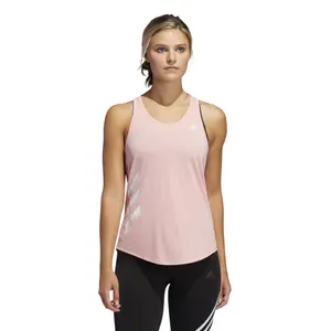 Camiseta de tirantes para mujer adidas Own the Run 3-Stripes PB image-2