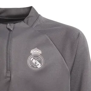Træningstop med 1/4 lynlås til børn Real Madrid 2020/21 image-3