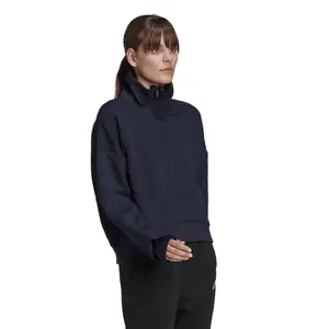 Damen-Sweatshirt adidas Aeroeady Logo Jacquard Half-Zip image-2