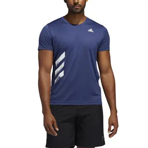 Camiseta adidas Run It 3-Stripes PB image-1