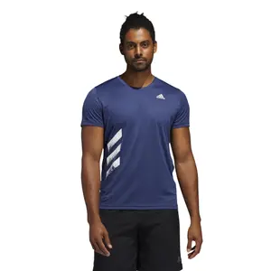 Camiseta adidas Run It 3-Stripes PB image-2