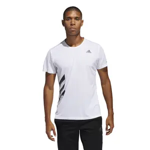 Camiseta adidas Run It 3-Stripes PB image-2