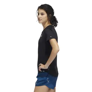 Camiseta de mujer adidas Run It 3-Stripes Fast image-4
