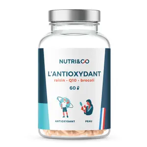Complément Alimentaire Antioxydant Coenzyme Q10 - 60 gélules – Nutri&Co image-0