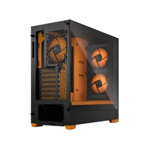 Caja de PC Fractal Design Pop Air RGB Orange Core TG Clear Tint image-1