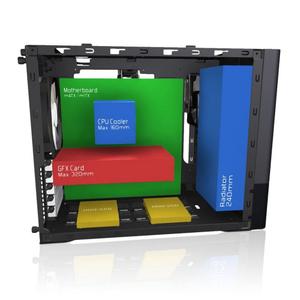 PC Gaming Fractal Design Node 804 - mT/Sans Alim/mATX image-3