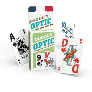 Belote card games France Cartes Ducale Optic Ecopack image-0