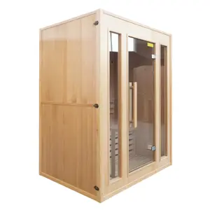 Traditional 3-Person Steam Sauna France Sauna Zen image-1