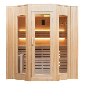 Traditional Steam Sauna for 4 People France Sauna Zen