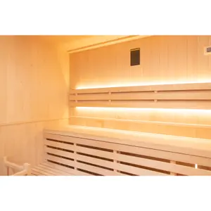 Traditional Steam Sauna for 4 People France Sauna Zen image-4