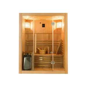 Traditionell bastu med 3 platser France Sauna Sense 3 - 3,5 kW