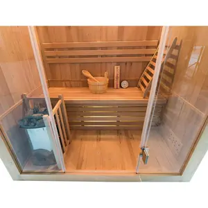 Traditionell bastu med 3 platser France Sauna Sense 3 - 3,5 kW image-2