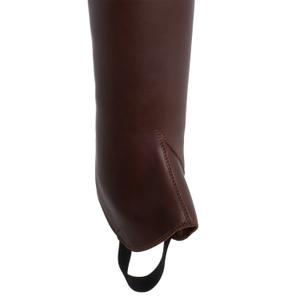 Mini-chaps i slätt läder Franceschini Masaccio image-4