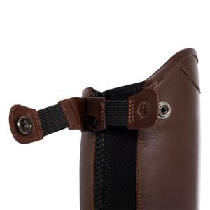 Mini-chaps i slätt läder Franceschini Masaccio image-5