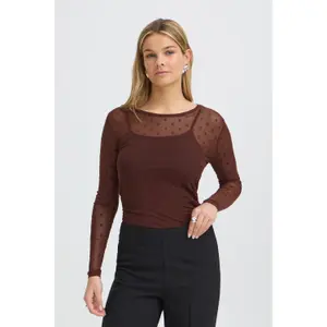 Women's long sleeve T-shirt fransa Deta image-3