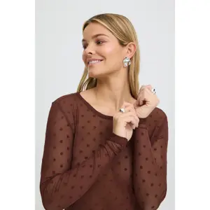 Women's long sleeve T-shirt fransa Deta image-5