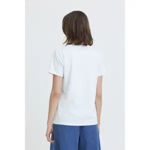 Women's V-neck T-shirt fransa Zashoulder 1 image-4