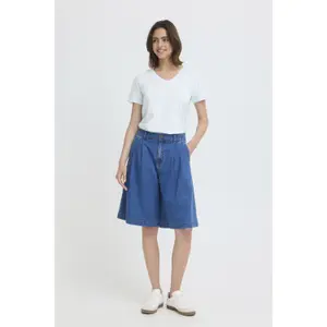 Women's V-neck T-shirt fransa Zashoulder 1 image-2