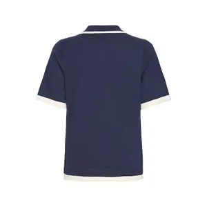 Polo-Shirt Damen fransa Contrast image-1