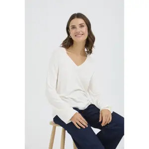 Damen V-Ausschnitt Pulli fransa Marani Mary 1 image-3