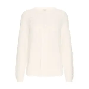 Pullover mit Rundhalsausschnitt Damen fransa Lonnie 1 image-0