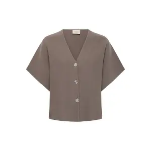 Cardigan manches courtes femme fransa Ita 5 image-0