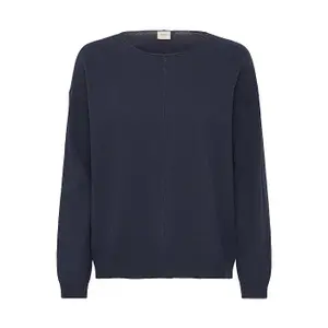 Pullover mit Rundhalsausschnitt Damen fransa Claudia 1 image-0