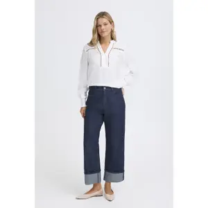 Wide Leg Women's Jeans fransa Chicago 2 image-2