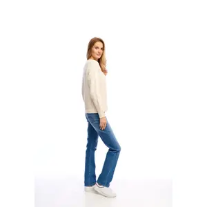 Pullover mit Rundhalsausschnitt Damen fransa Nanni 1 image-4