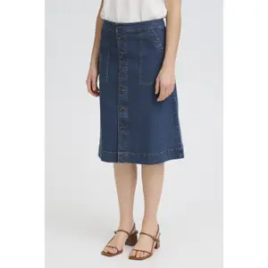 Denim skirt for women fransa Vocut 3 image-3