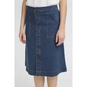 Denim skirt for women fransa Vocut 3 image-2