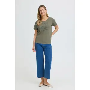 Γυναικείο T-shirt fransa Evani 1 image-2