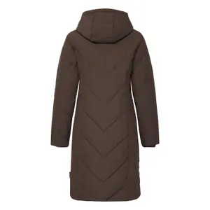 Women's long hooded down jacket fransa Maise 4 image-1