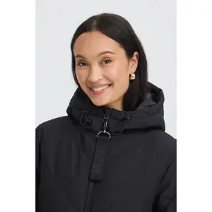 Women's long hooded down jacket fransa Maise 4 image-6