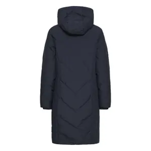 Women's long hooded down jacket fransa Maise 4 image-1