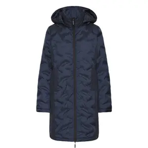 Women's Long Hooded Puffer Jacket fransa Frbelize image-0