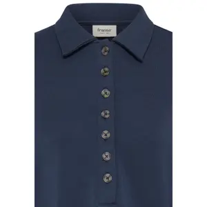 Women's long-sleeved polo shirt fransa Fraurora image-6