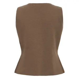 Sleeveless women's cardigan fransa Ita 1 image-1