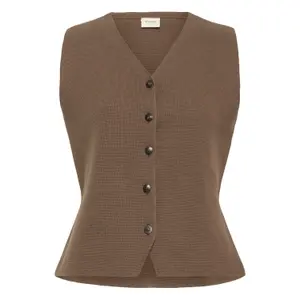 Sleeveless women's cardigan fransa Ita 1 image-0