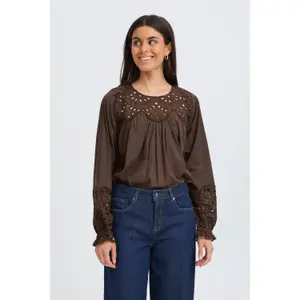 Long sleeve blouse for women fransa Lacita image-5