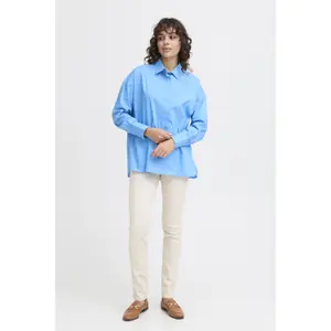 Blusa de manga comprida para mulher fransa Za 8 image-2