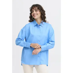 Blusa de manga comprida para mulher fransa Za 8 image-1