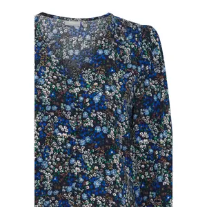 Blusa feminina fransa Flowy image-2